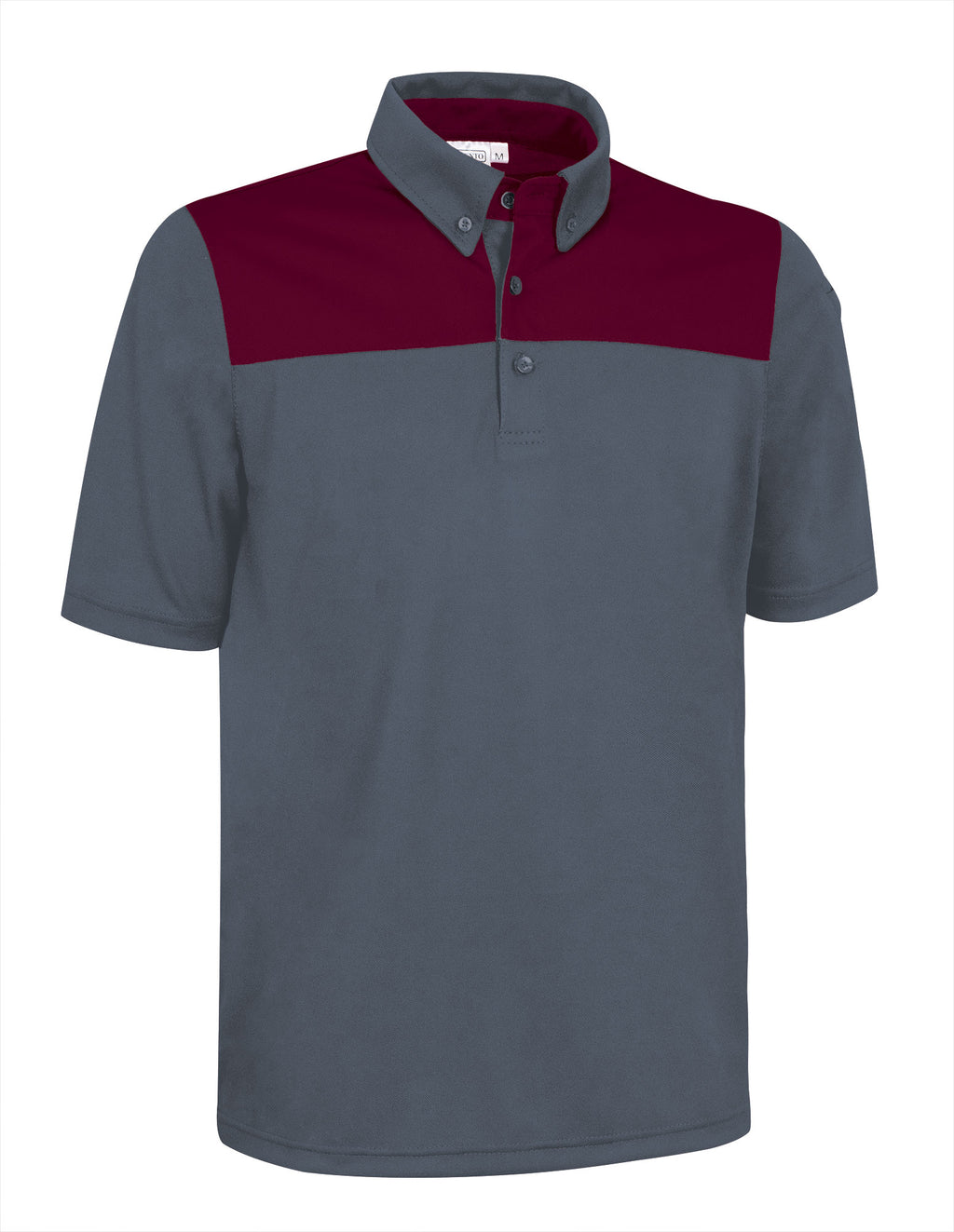 HURRICANE | Polo Desportivo Bicolor Antibacteriano Gola Camisa com Bolso para Canetas 100% Poliéster | Personalizável | Várias Cores