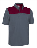 HURRICANE | Polo Desportivo Bicolor Antibacteriano Gola Camisa com Bolso para Canetas 100% Poliéster | Personalizável | Várias Cores