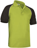 VENUR | Polo Tricolor Manga Raglan com Vivo 100% Algodão com Bolso | Personalizável | Várias Cores