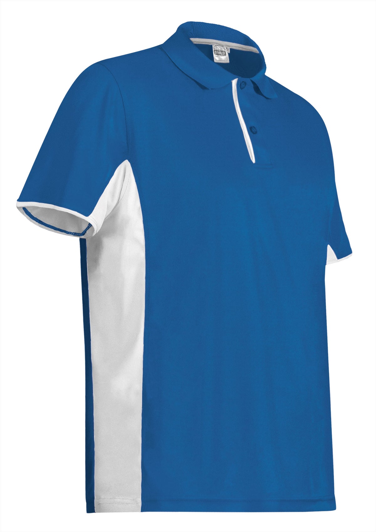 STRATEGY | Polo Desportivo Bicolor com Faixas Laterais Interiores 100% Poliéster | Personalizável | Várias Cores