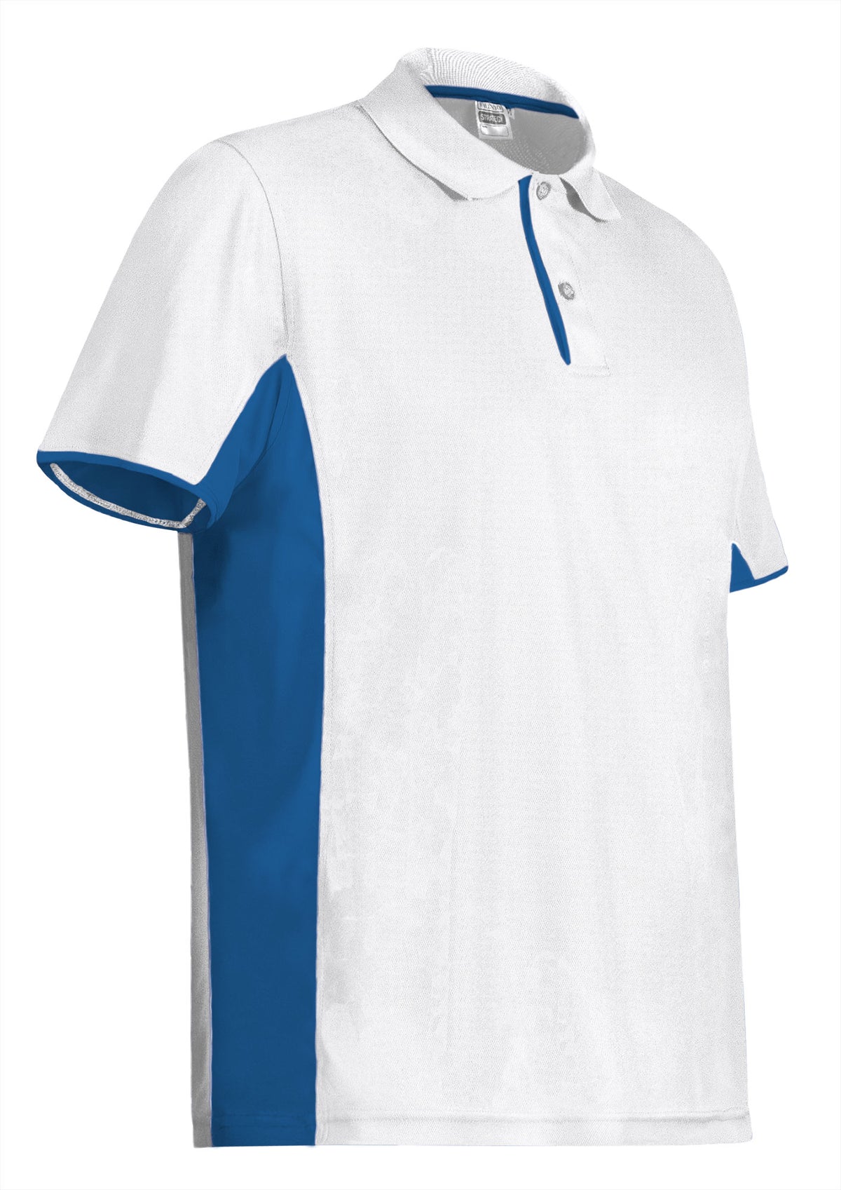 STRATEGY | Polo Desportivo Bicolor com Faixas Laterais Interiores 100% Poliéster | Personalizável | Várias Cores