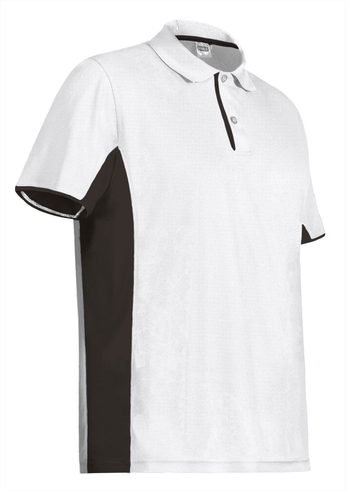STRATEGY | Polo Desportivo Bicolor com Faixas Laterais Interiores 100% Poliéster | Personalizável | Várias Cores