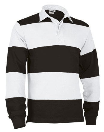 RUCK | Polo de Rugby Manga Comprida 100% Algodão Bicolor para Roupa Desportiva e Casual | Personalizável | Várias Cores