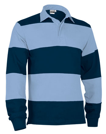 RUCK | Polo de Rugby Manga Comprida 100% Algodão Bicolor para Roupa Desportiva e Casual | Personalizável | Várias Cores
