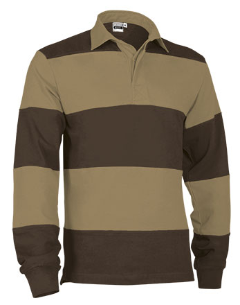 RUCK | Polo de Rugby Manga Comprida 100% Algodão Bicolor para Roupa Desportiva e Casual | Personalizável | Várias Cores