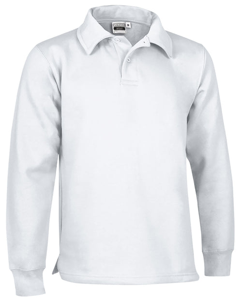APOLO | Sweatshirt Gola Polo Cintura Aberta com Aberturas Laterais 65% Poliéster 35% Algodão | Personalizável | Várias Cores