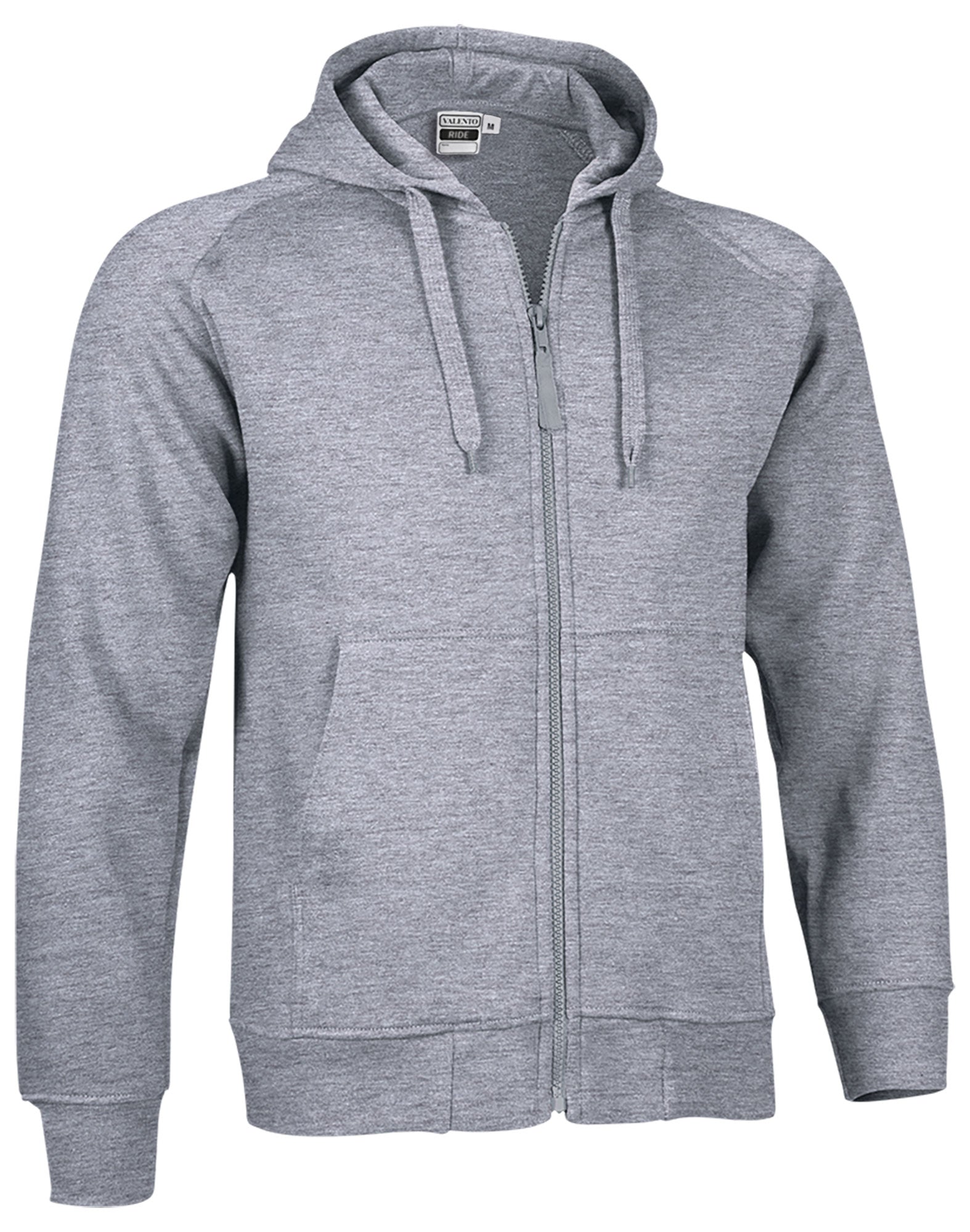RIDE | Sweatshirt com Capuz Fecho Completo Cintura Elástica 65% Poliéster 35% Algodão | Personalizável | Várias Cores