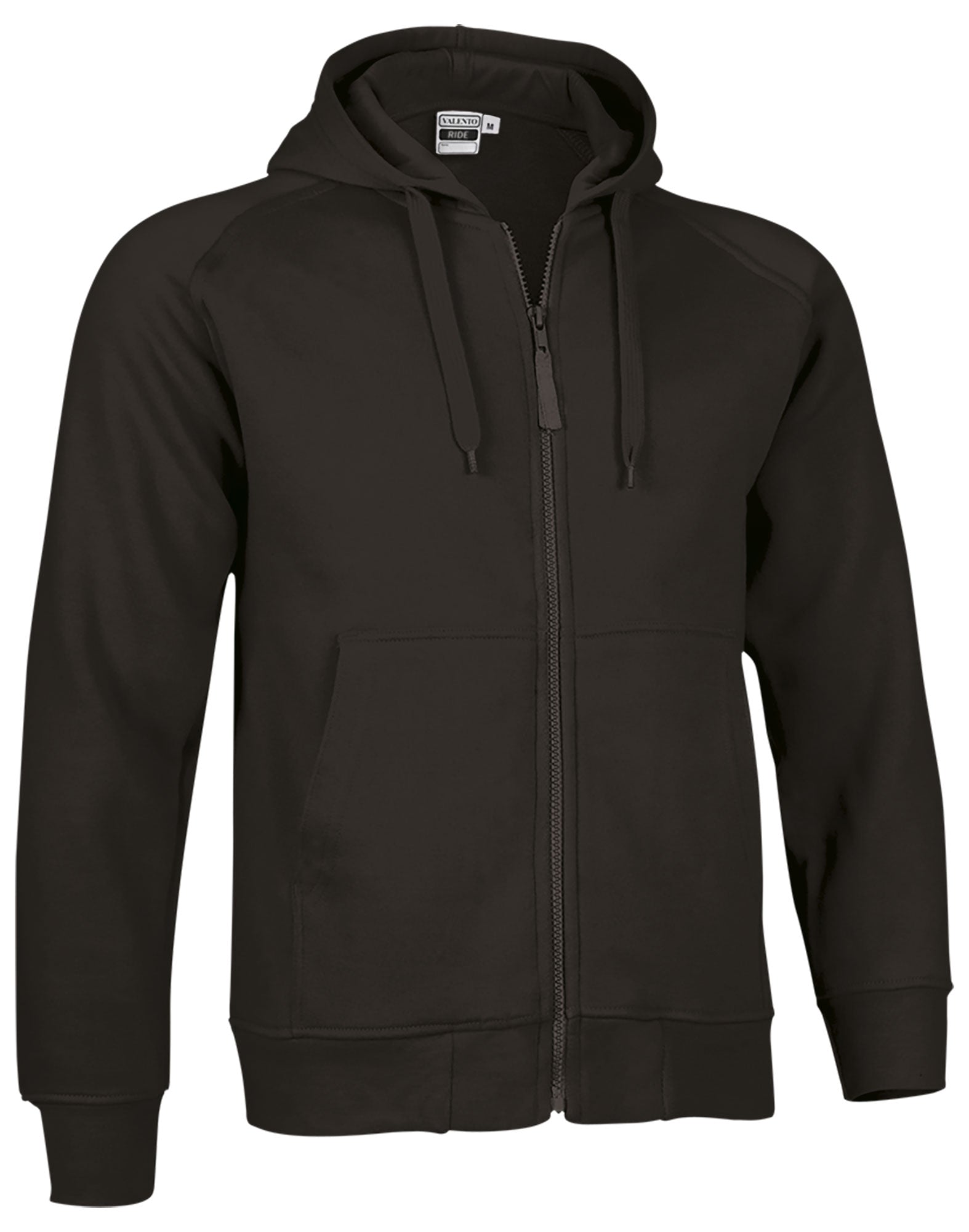 RIDE | Sweatshirt com Capuz Fecho Completo Cintura Elástica 65% Poliéster 35% Algodão | Personalizável | Várias Cores