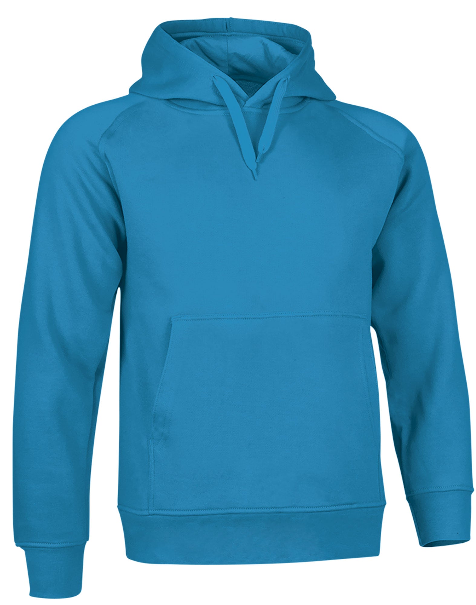 STREET | Sweatshirt com Capuz e Bolso Canguru Manga Raglan 65% Poliéster 35% Algodão | Personalizável | Várias Cores