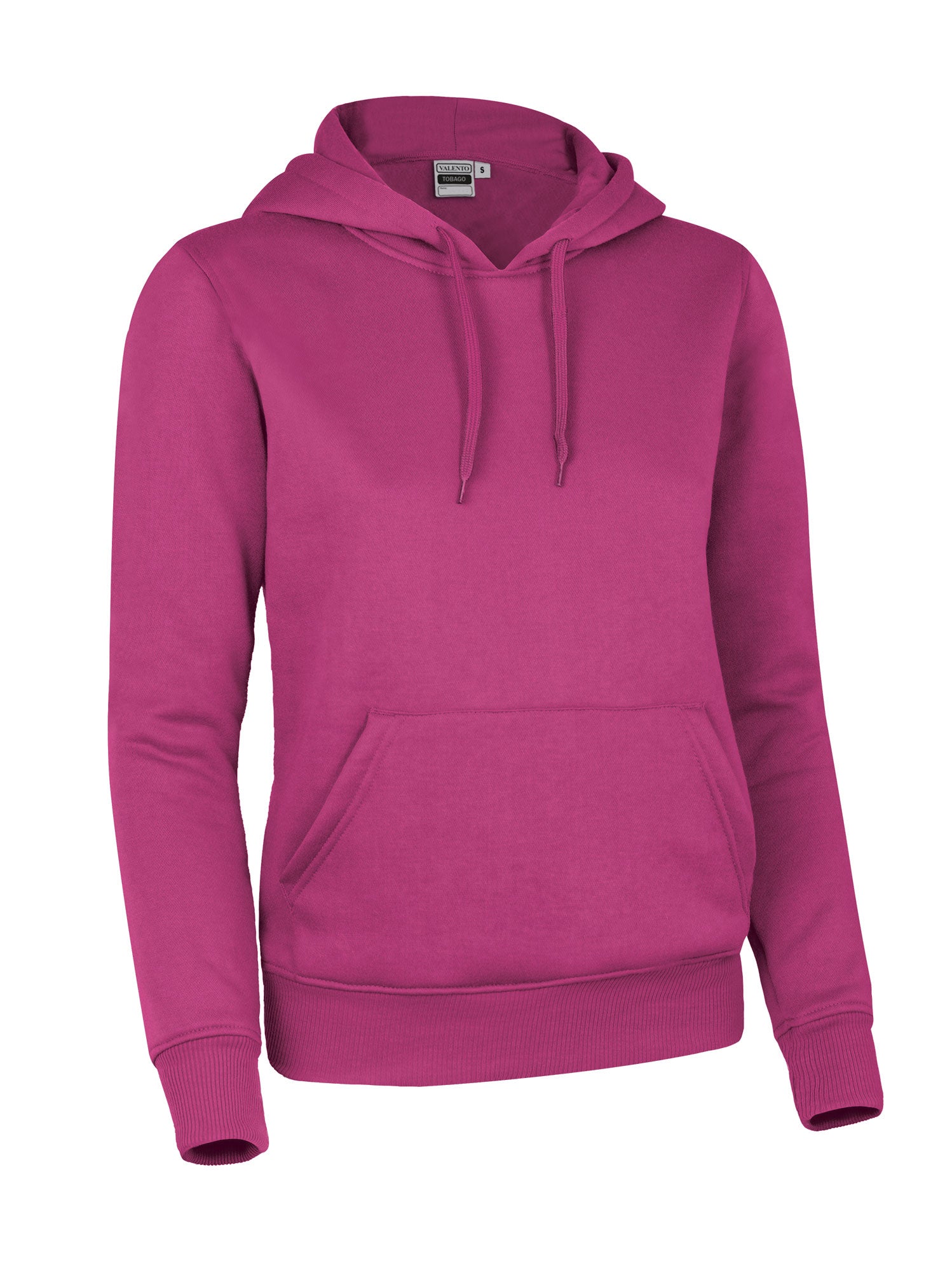 TOBAGO | Sweatshirt com Capuz e Bolso Canguru Corte Slim Mulher 100% Poliéster | Personalizável | Várias Cores