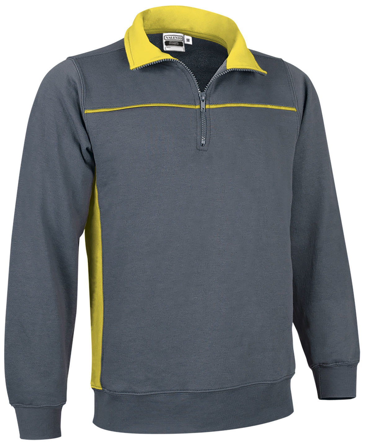 THUNDER | Sweatshirt Bicolor com Meio Fecho Coleção THUNDER 65% Poliéster 35% Algodão | Personalizável | Várias Cores
