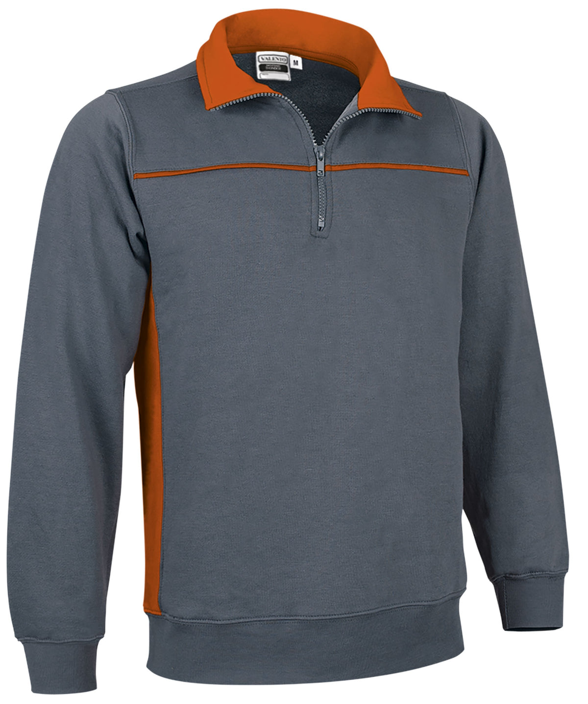 THUNDER | Sweatshirt Bicolor com Meio Fecho Coleção THUNDER 65% Poliéster 35% Algodão | Personalizável | Várias Cores