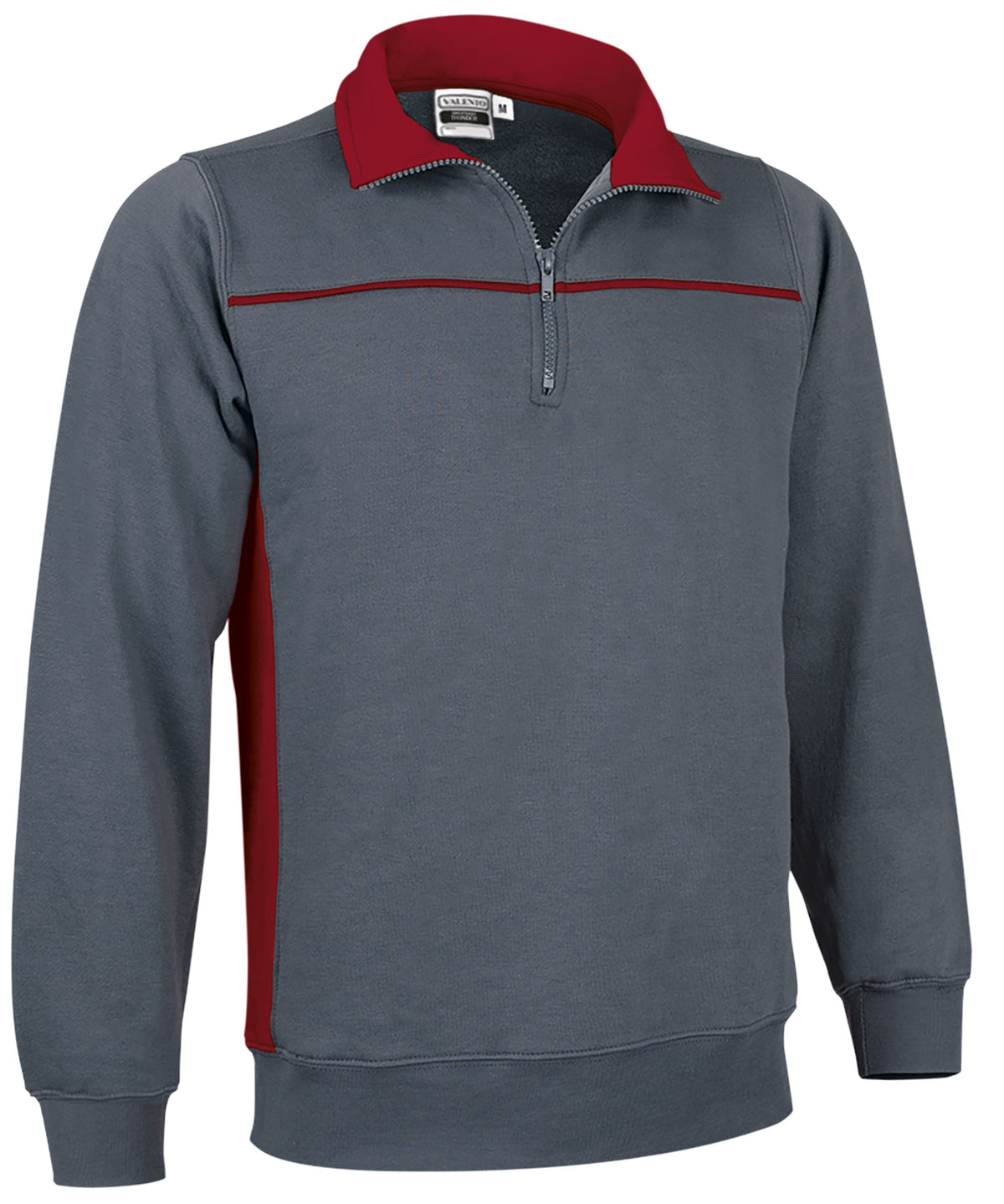 THUNDER | Sweatshirt Bicolor com Meio Fecho Coleção THUNDER 65% Poliéster 35% Algodão | Personalizável | Várias Cores
