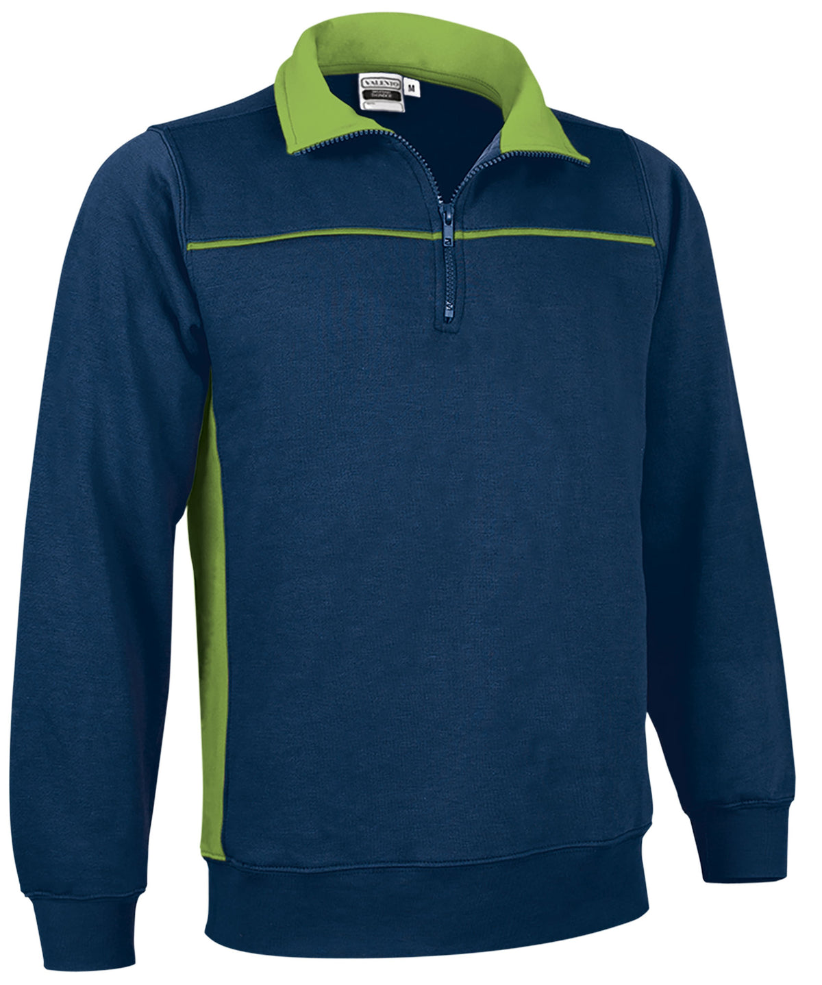 THUNDER | Sweatshirt Bicolor com Meio Fecho Coleção THUNDER 65% Poliéster 35% Algodão | Personalizável | Várias Cores