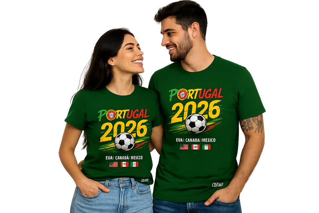 T-shirt Personalizada — Estampa World cup 2026 | Todas as Idades