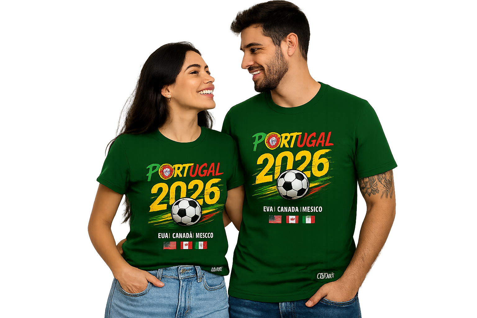 T-shirt Personalizada — Estampa World cup 2026 | Todas as Idades