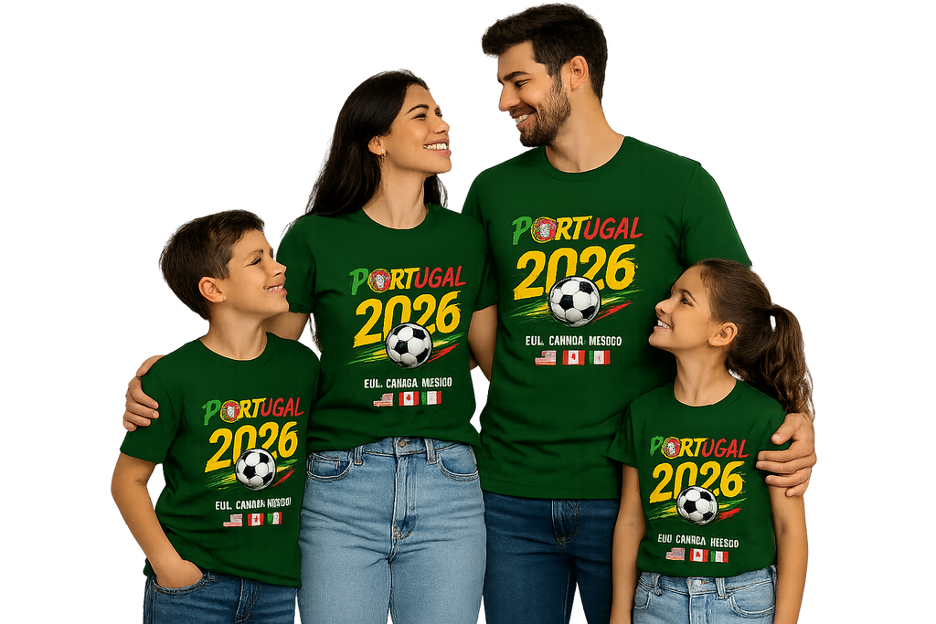 T-shirt Personalizada — Estampa World cup 2026 | Todas as Idades
