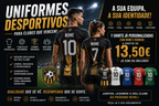 Uniformes Desportivos Personalizados para Clubes e Equipas | Cosyart Portugal