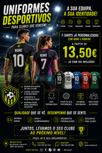 Uniformes Desportivos Personalizados para Clubes e Equipas | Cosyart Portugal