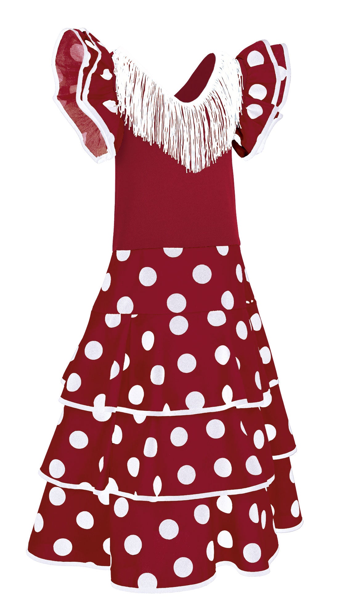 BULERIA | Vestido Criança Estilo Flamenco com Babados | Personalizável