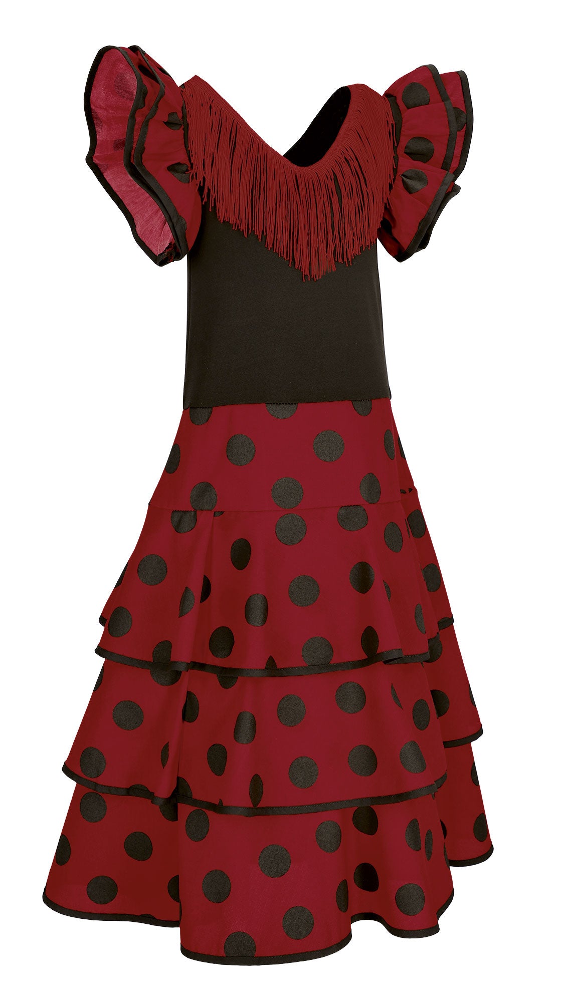 BULERIA | Vestido Criança Estilo Flamenco com Babados | Personalizável