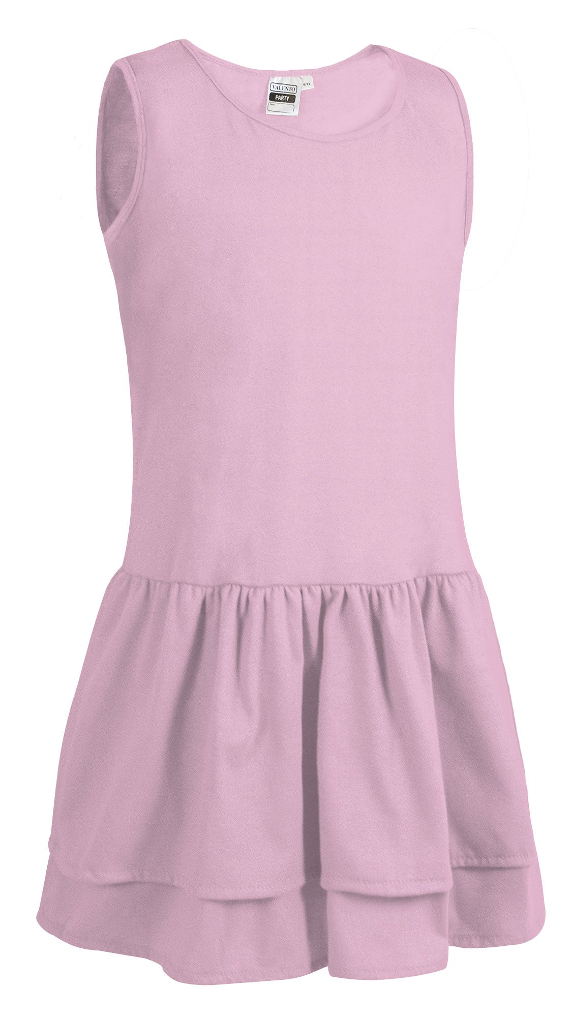PARTY | Vestido Criança Manga Cava Saia Dupla | Personalizável | Várias Cores